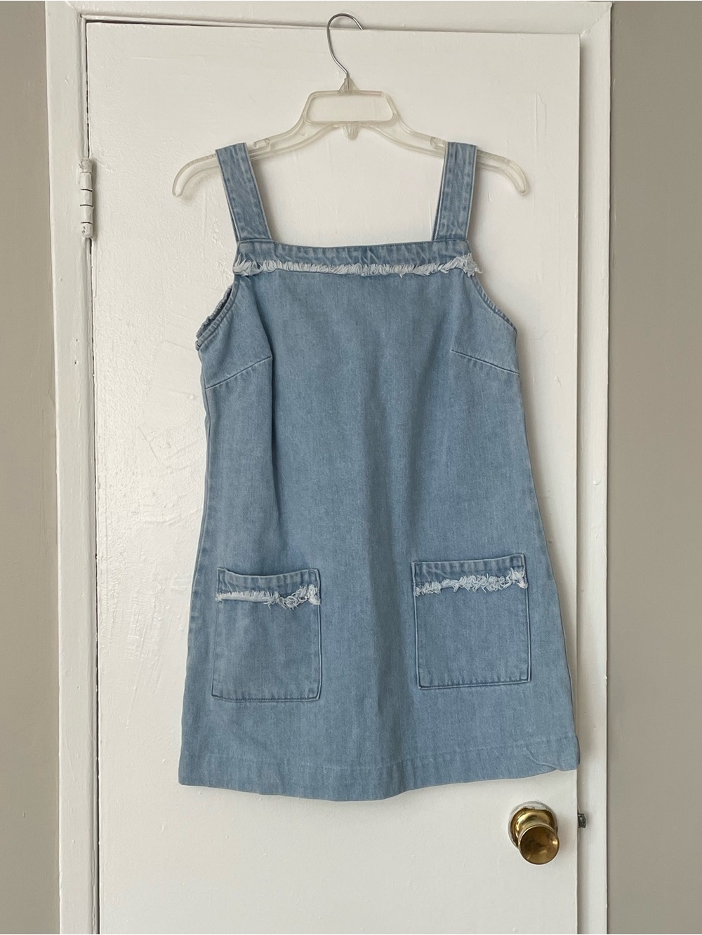 Vince Camuto Light Blue Denim Overall Dress